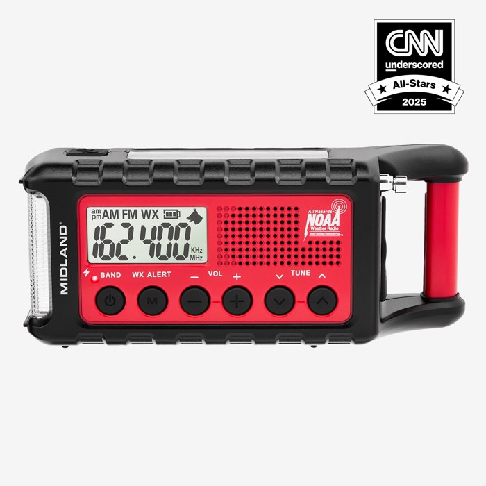 Midland ER310 emergency crank weather radio